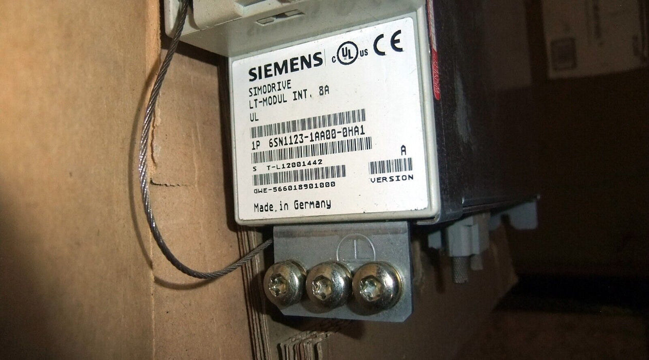 Siemens SimoDrive 6SN1123-1AA00-0HA1 Power Module CNC