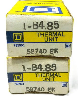 Square D B4.85 Overload Relay Melting Alloy Thermal Unit