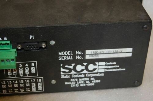 Static Control Systems Interface Digital Display 1180-P4-03-128-X