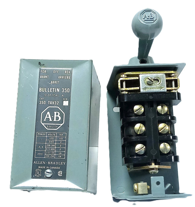 Allen-Bradley 350-TAV32 600 V AC 3-Position Reversing Drum Switch
