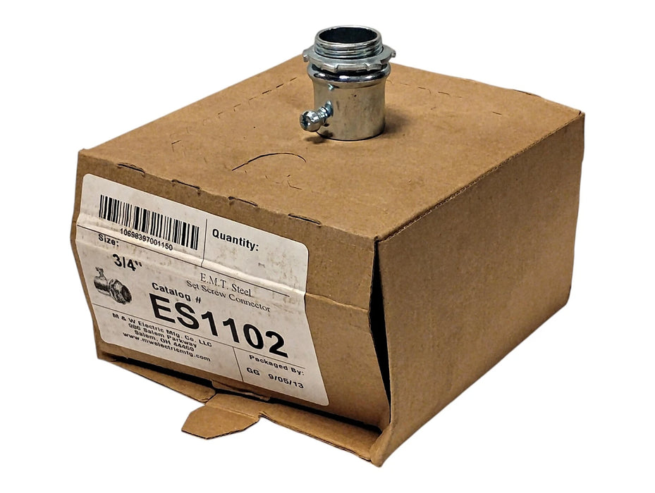 M W Electrical ES1102 3/4 in EMT Conduit Set Screw Connector
