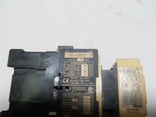 1 Allen-Bradley 100-A09ND3 CONTACTOR WITH 195-FA40