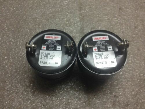 2 Mallory SC628 Transducers