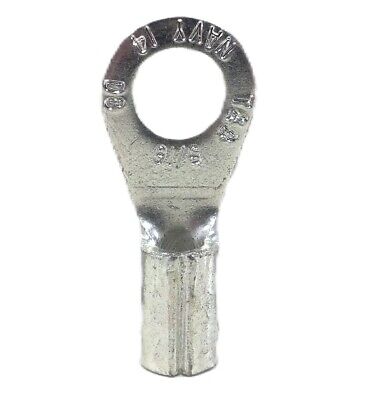 Thomas & Betts D8-516 Non-Insulated Tubular Ring Terminal Connector - Qty. of 25