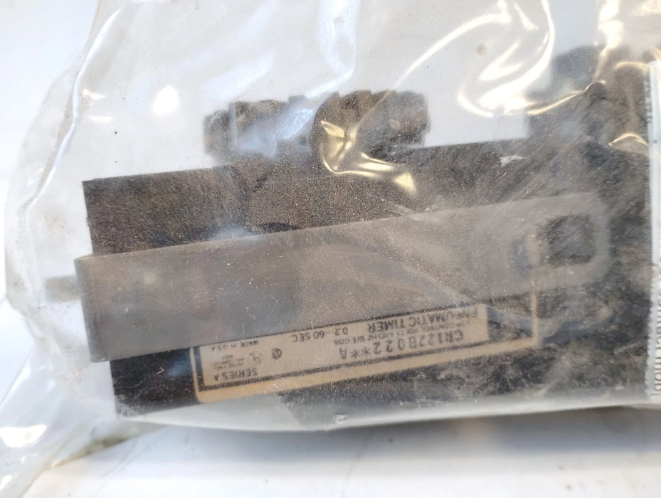 GE CR122B02222A 110/120 V AC 0.2-60 sec 600 Volt Pneumatic Timer Relay