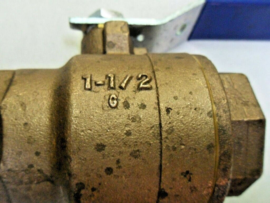 1 Nibco SP-110 1-1/2" Bronze Ball Valve
