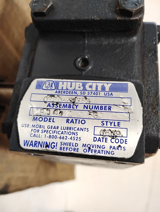 Leeson 098069.00 180V 3/4HP 1750RPM Permanent Magnet Motor w/ Hub City 022060358