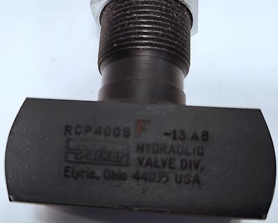 Parker RCP400SF Hydraulic Flow Control Valve w/ Relief Knob