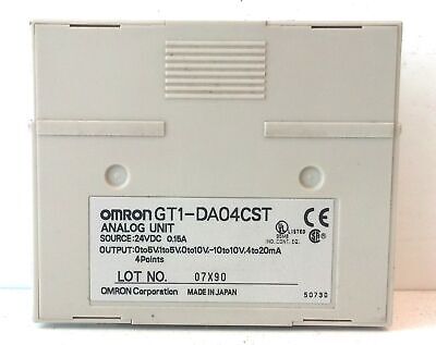 Omron GT1-DA04CST 24 V DC 0.15 A 4 Point Analog I/O Module
