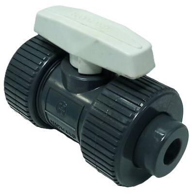 Hayward TB10025S 1/4 in PBE Socket True Union Ball Valve w/ Viton Seal