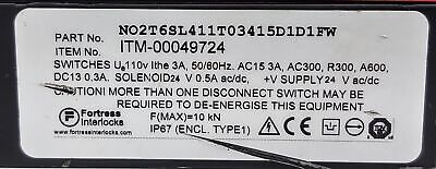 Fortress Interlocks ITM-00049724 / N02T6SL411T03415D1D1FW Safety Interlock