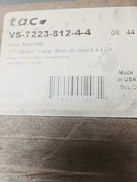 T.A.C. VS-7223-812-4-4 Valve Assy
