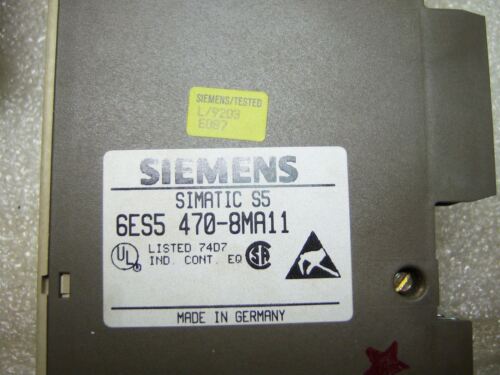 Siemens 6ES5-470-8MA11 Output Module 2PT Analog