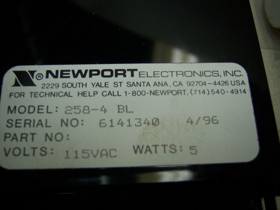 Newport Digital Panel Volt Meter 2584 BL