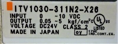 SMC ITV-1030-311N2-X26 Electro-Pneumatic Regulator