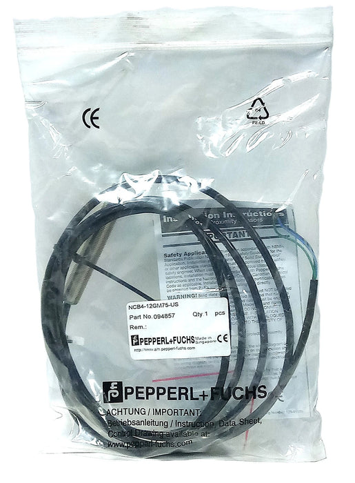 Pepperl Fuchs NCB4-12GM75-US 094857 Inductive Proximity Sensor