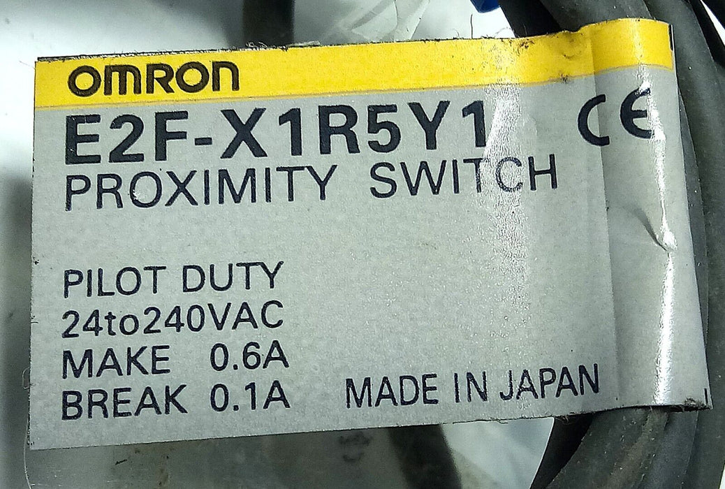 Omron E2F-X1R5Y1 24-240 V AC Shielded Inductive Proximity Sensor