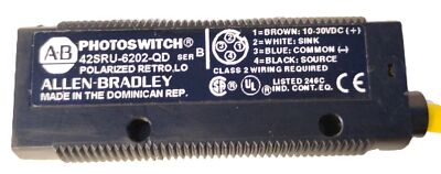 Allen-Bradley 42SRU-6202-QD 10-30V DC Polarized Photoelectric Proximity Sensor