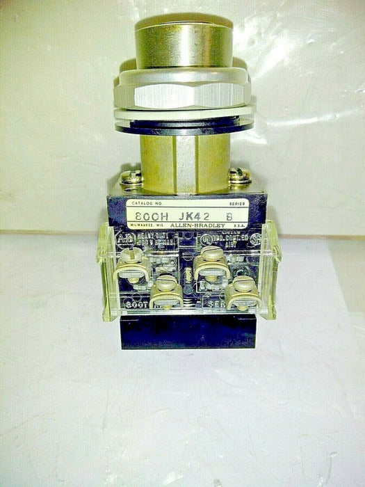 Allen-Bradley 800H-JK42 SELECTOR SWITCH 600V AC MAX 10A