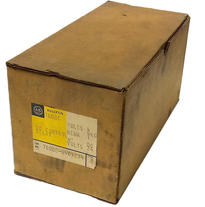 Allen-Bradley 700DC-N400Z24 24 V DC 4-Pole Relay in 700DC-N401Z24 Enclosure