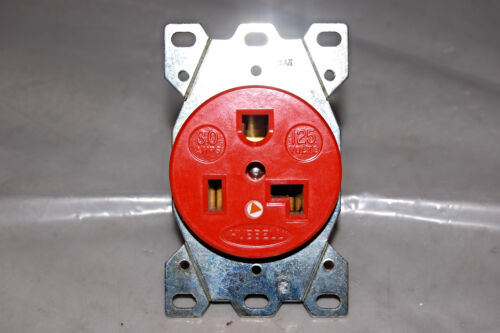 Hubbell IG9308 RECEPTACLE ORANGE STRAIGHT BLADE