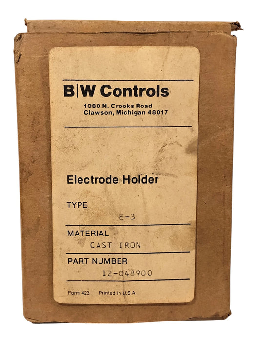 BW Controls 12-048900 E-3 2 in NPT Cast Iron Explosion Proof Electrode Holder