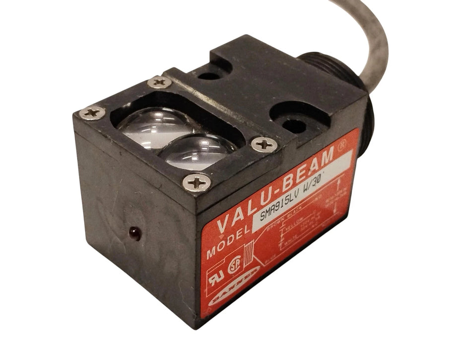 Banner Engineering SMA915LV W/30 26851 90-130 VAC Photoelectric Proximity Sensor