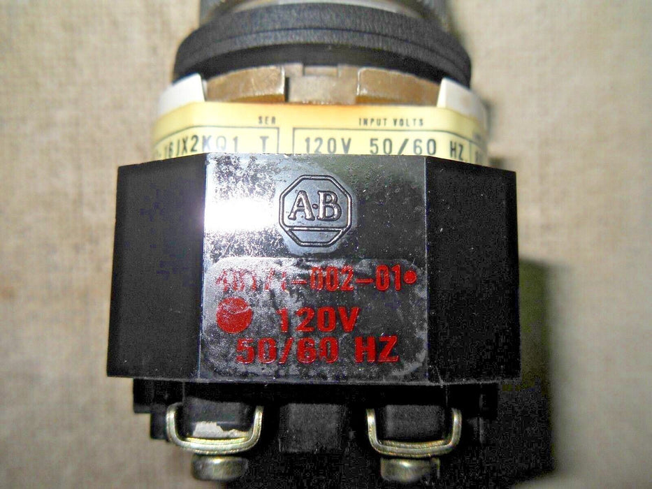 Allen-Bradley 800T-16JA2KQ1AX Ser T 3 Position Selector Switch