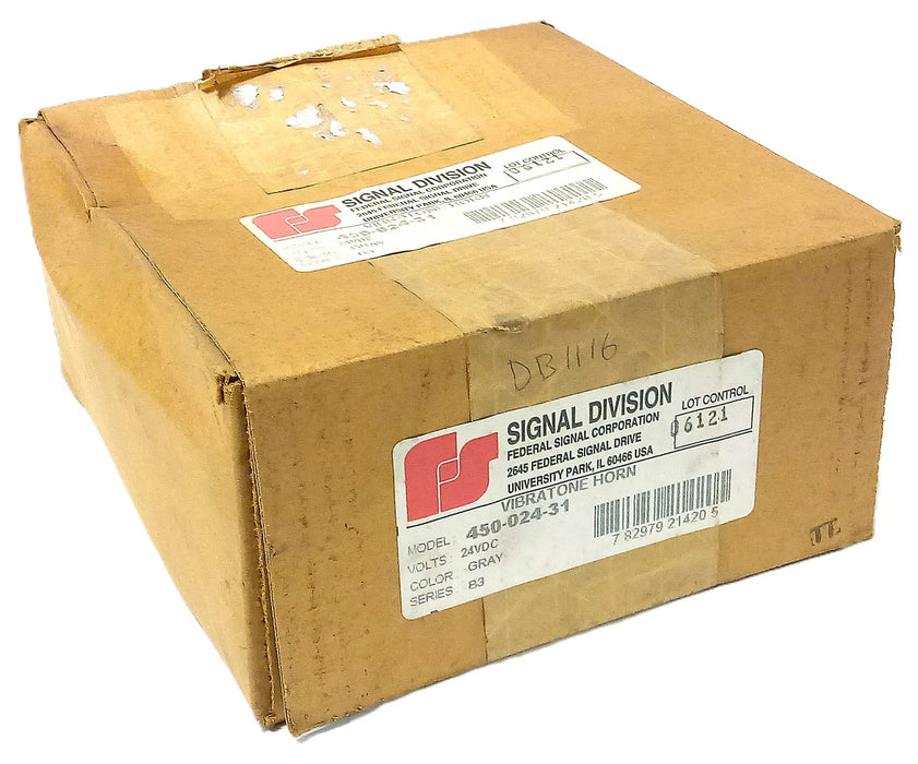 Federal Signal 450-024-31 Model 450 VIBRATONE 24 V DC Horn