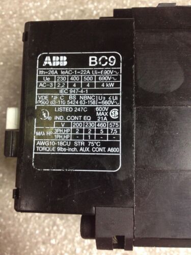 ABB BCP-30-01 Contactor