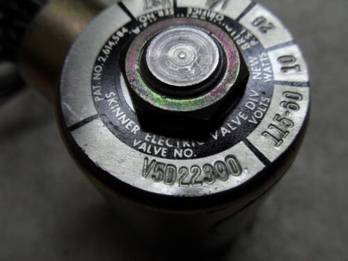 Skinner V5D22390 1/4" Solenoid Valve 115V 60Hz 20 Psi