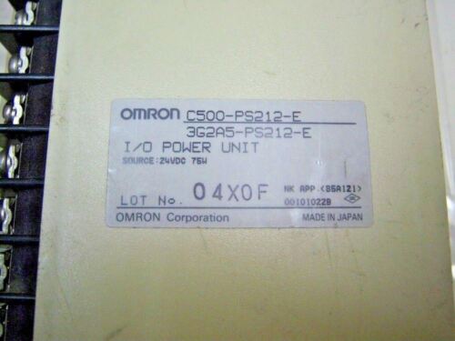 Omron Power Supply C500-PS212-E 3G2A5-PS212-E 24 VDC