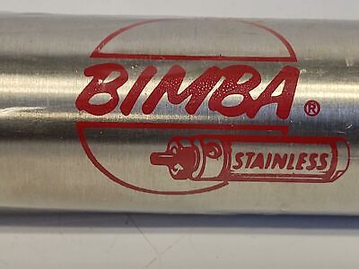 Bimba D-75660-A-16 Double Acting Stainless Steel Pneumatic Cylinder