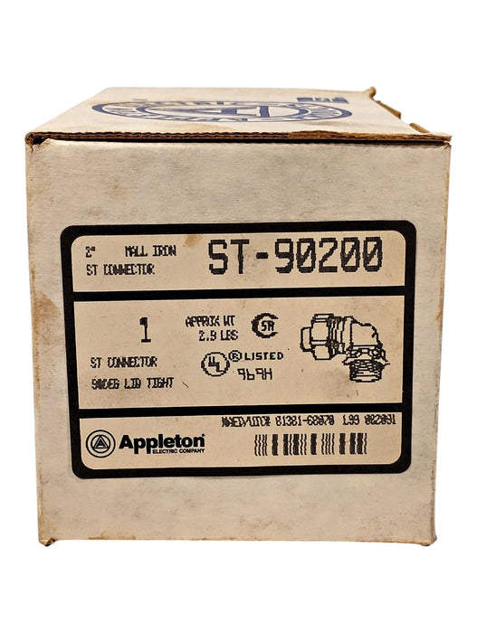 Appleton ST-90200 2 in Liquidtight Flexible Metal 90 Degree Conduit Elbow