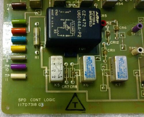 GE Fanuc 117D7318G3 SPD CONT Logic Printed Circuit Board