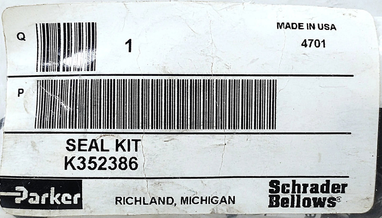 Parker K352386 Pneumatic Solenoid Valve Seal Kit