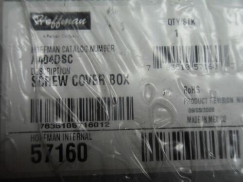Hoffman A404DSC & 57160 Screw Cover Box Internal Components