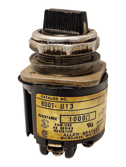 Allen-Bradley 800T-U13 300 V AC 1000 Ohms Potentiometer