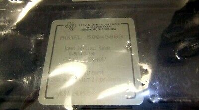 Texas Instruments Input Board 500-5009 SEALED