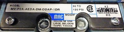 MAC Valve MV-P2A-AEDA-DM-DDAP-1DR Solenoid Valve