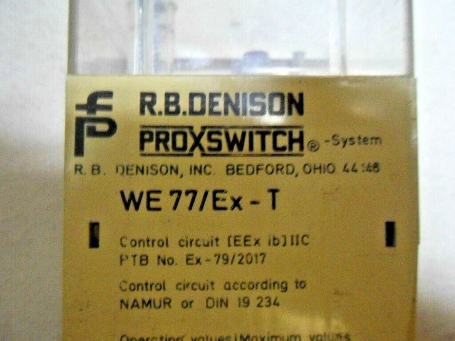 1 Pepperl WE77/EX-T PROXIMITY SWITCH