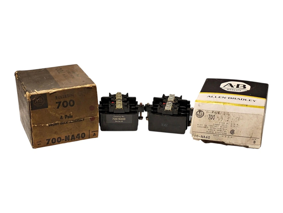 Allen-Bradley 700-NA40 4-Pole Front Deck for Type N Industrial Relays