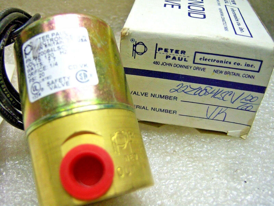 Peter Paul Electronics 22Z0084LSCV Safety Valve