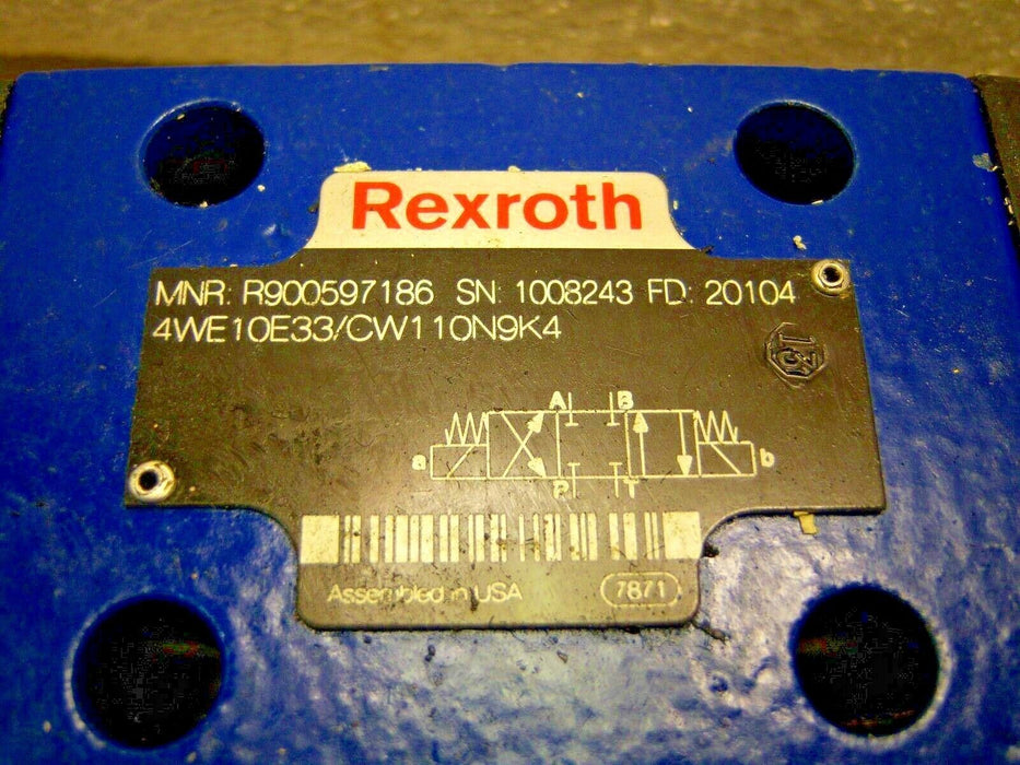 Rexroth R900597186 Directional Control Valve