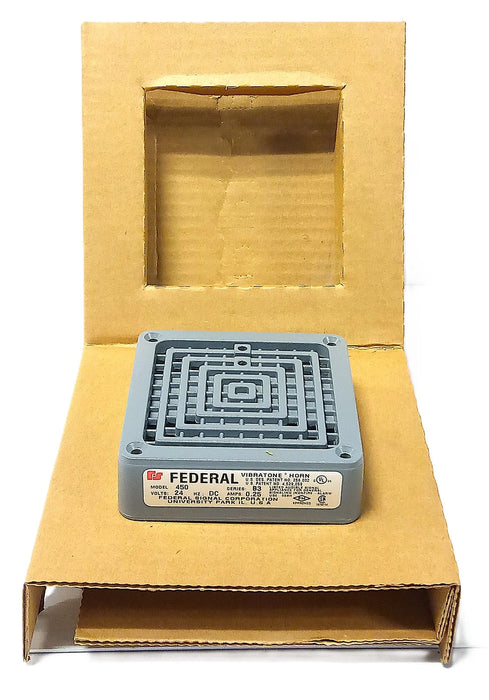 Federal Signal 450-024-31 Model 450 VIBRATONE 24 V DC Horn