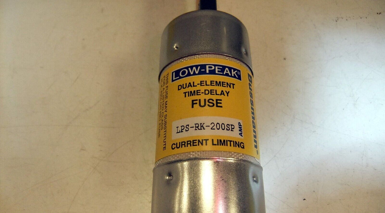 Bussmann LPS-RK-200SP 600VAC/300VDC 200A Current-Limiting Time-Delay Fuse