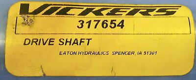 Vickers 317654 1-3/4 in Drive Shaft for Hydraulic Piston Pump