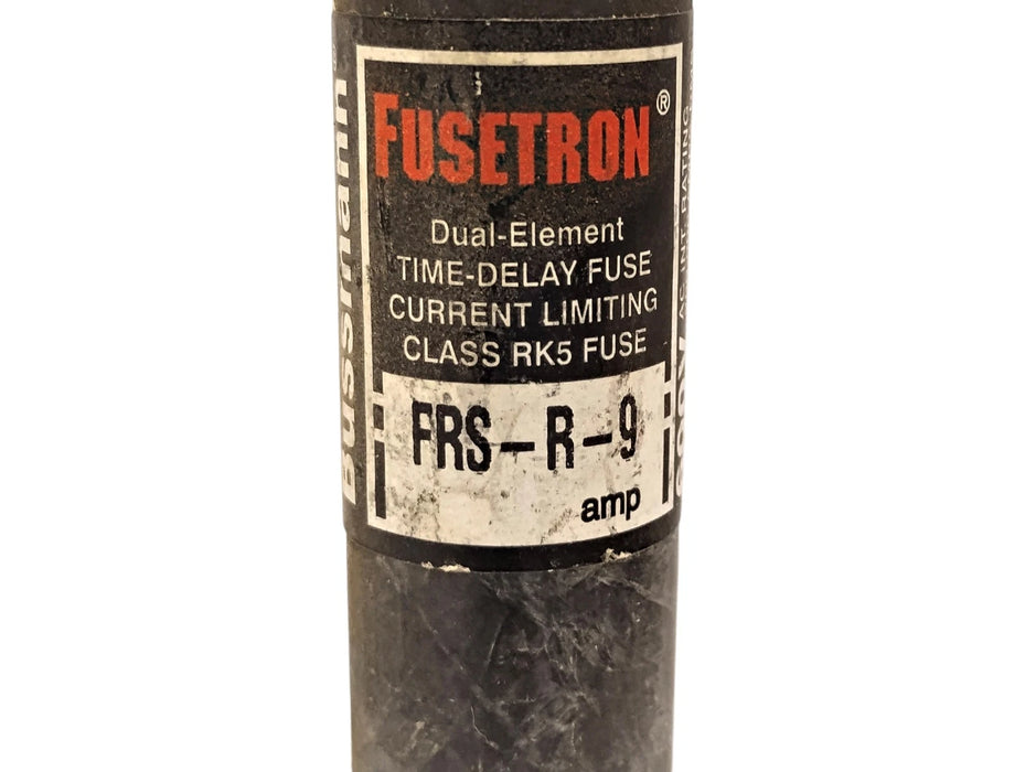 Bussmann FRS-R-9 600 V AC 9 A Class RK5 Current-Limiting Time-Delay Fuse