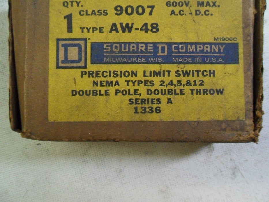 Square D 9007-AW-48 Limit Switch