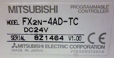 Mitsubishi FX2N-4AD-TC Input / Output Module
